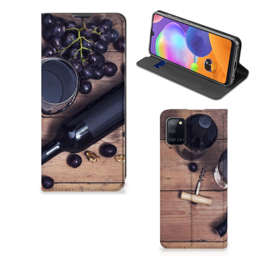 Samsung Galaxy A31 Flip Style Cover Wijn - B2C Telecom