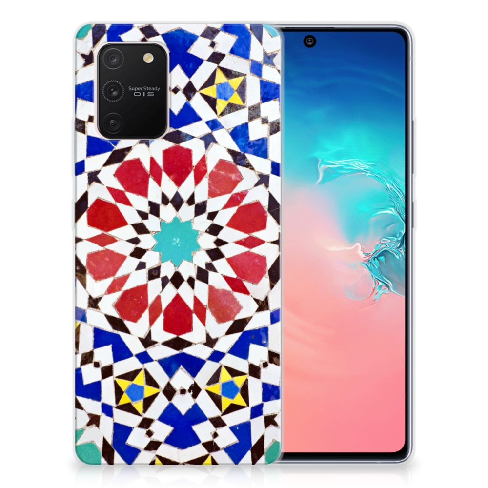 Samsung Galaxy S10 Lite TPU Siliconen Hoesje Mozaïek