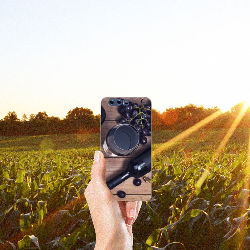 Huawei P10 Plus Siliconen Case Wijn