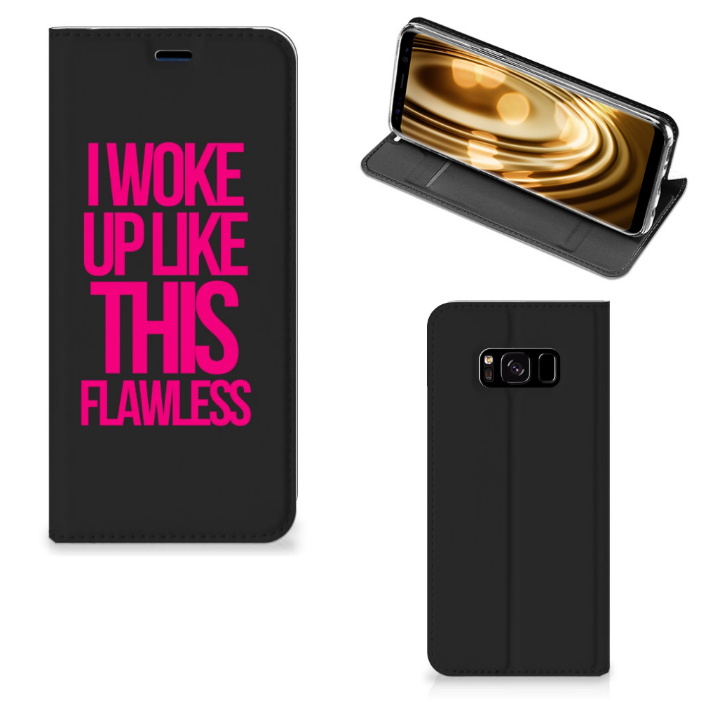Samsung Galaxy S8 Hoesje met tekst Woke Up - Origineel Cadeau Zelf Maken
