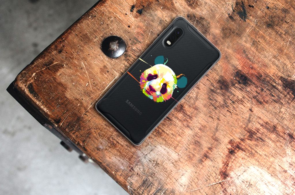 Samsung Xcover Pro Telefoonhoesje met Naam Panda Color B2C Telecom