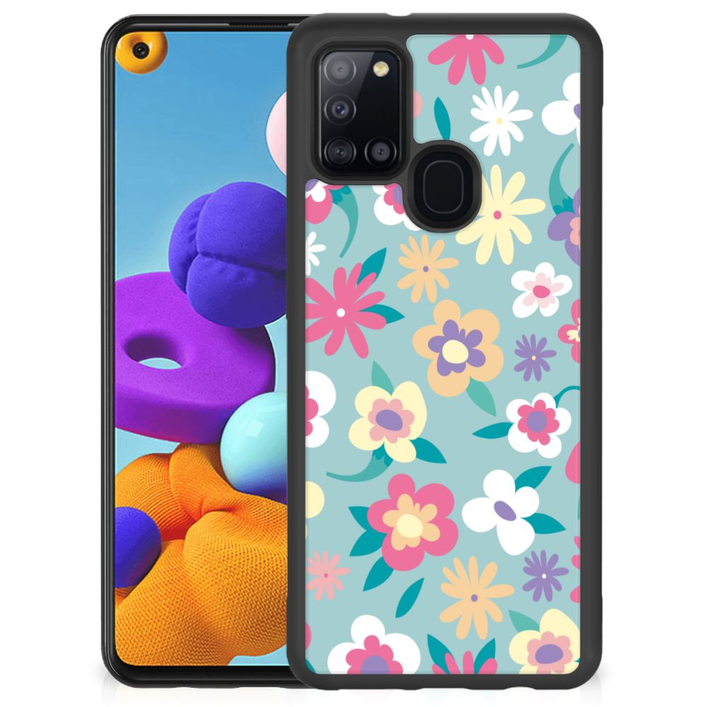 Samsung Galaxy A21s Skin Case Flower Power B2C Telecom