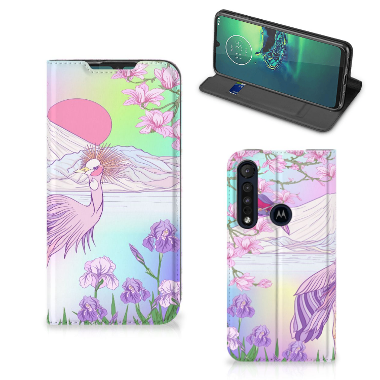 Motorola G8 Plus Hoesje maken Bird - B2C Telecom