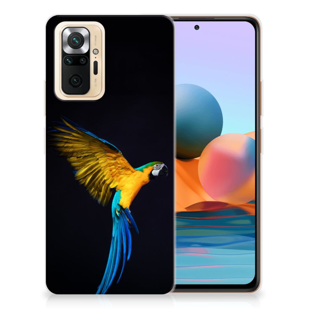 Xiaomi Redmi Note 10 Pro TPU Hoesje Papegaai