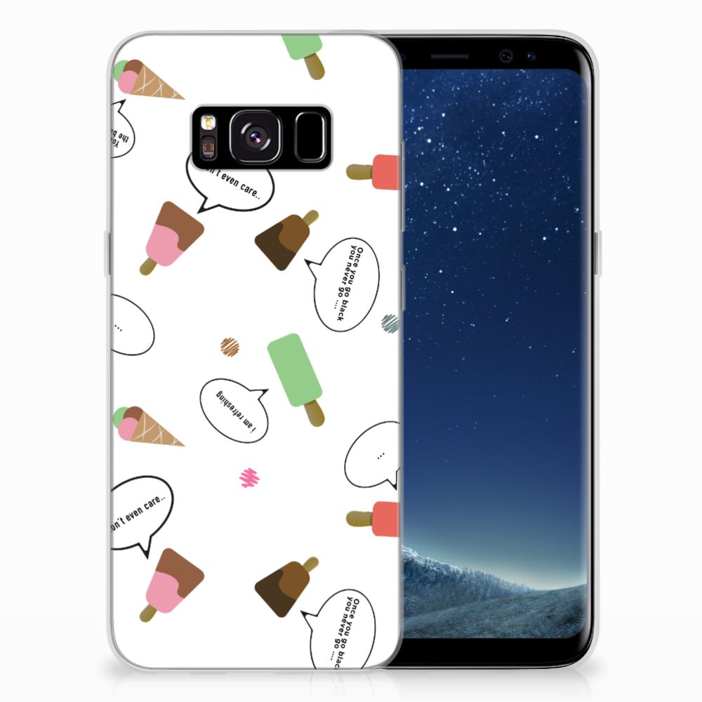 Samsung Galaxy S8 Siliconen Case IJsjes