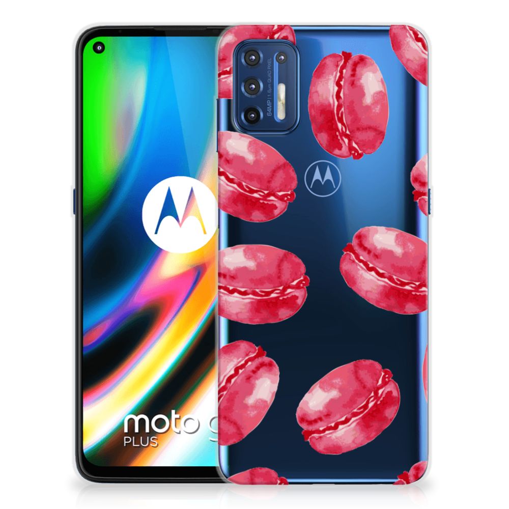 Motorola Moto G9 Plus Siliconen Case Pink Macarons B2C Telecom