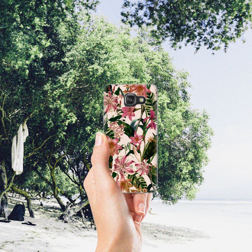 Samsung Galaxy A3 2016 TPU Case Flowers