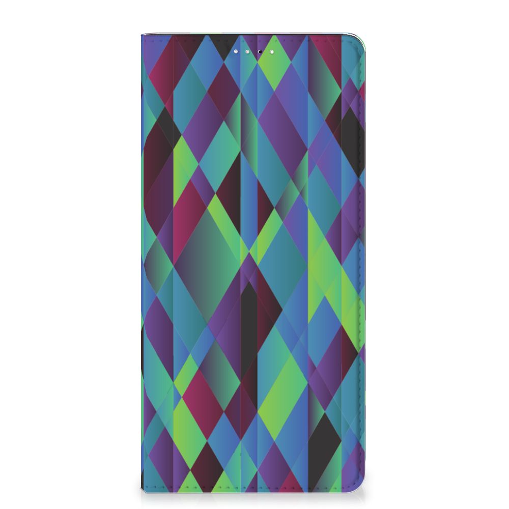 Samsung Galaxy A33 5G Stand Case Abstract Green Blue - B2C Telecom