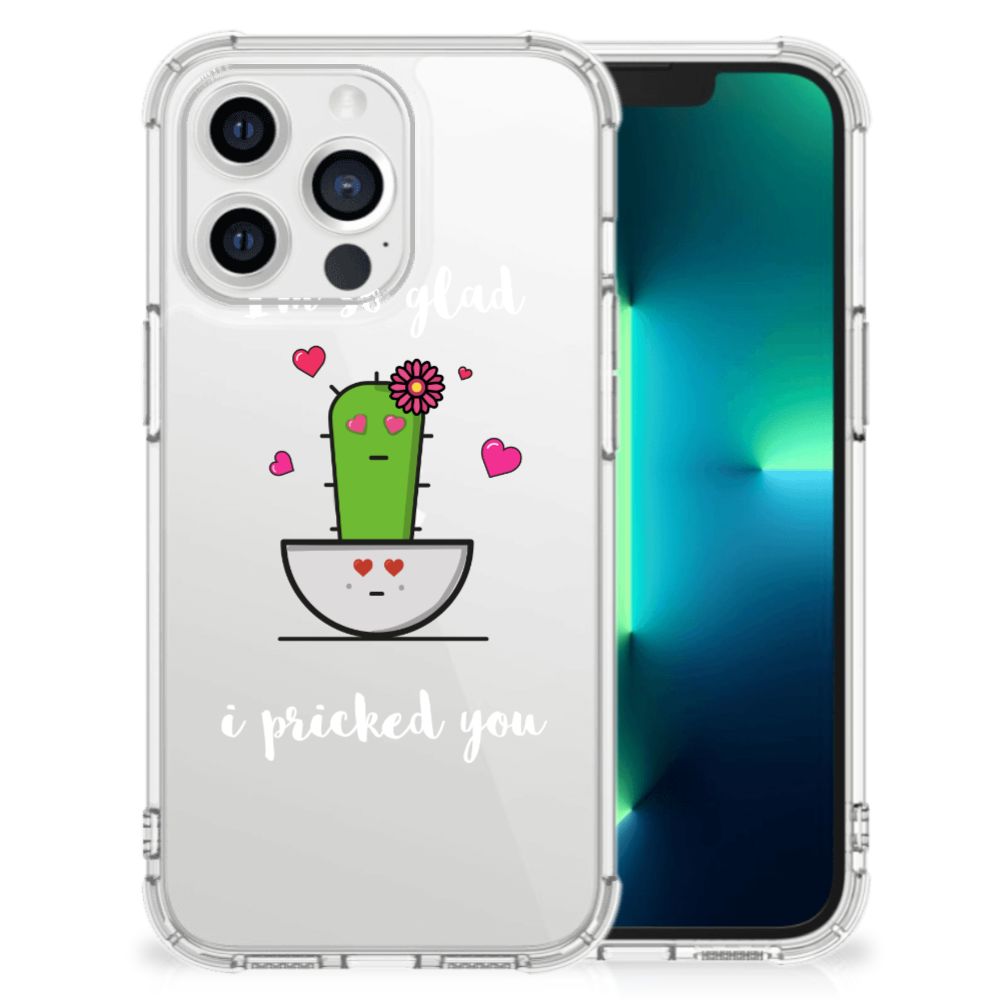 Apple iPhone 13 Pro Stevig Bumper Hoesje Cactus Glad B2C Telecom