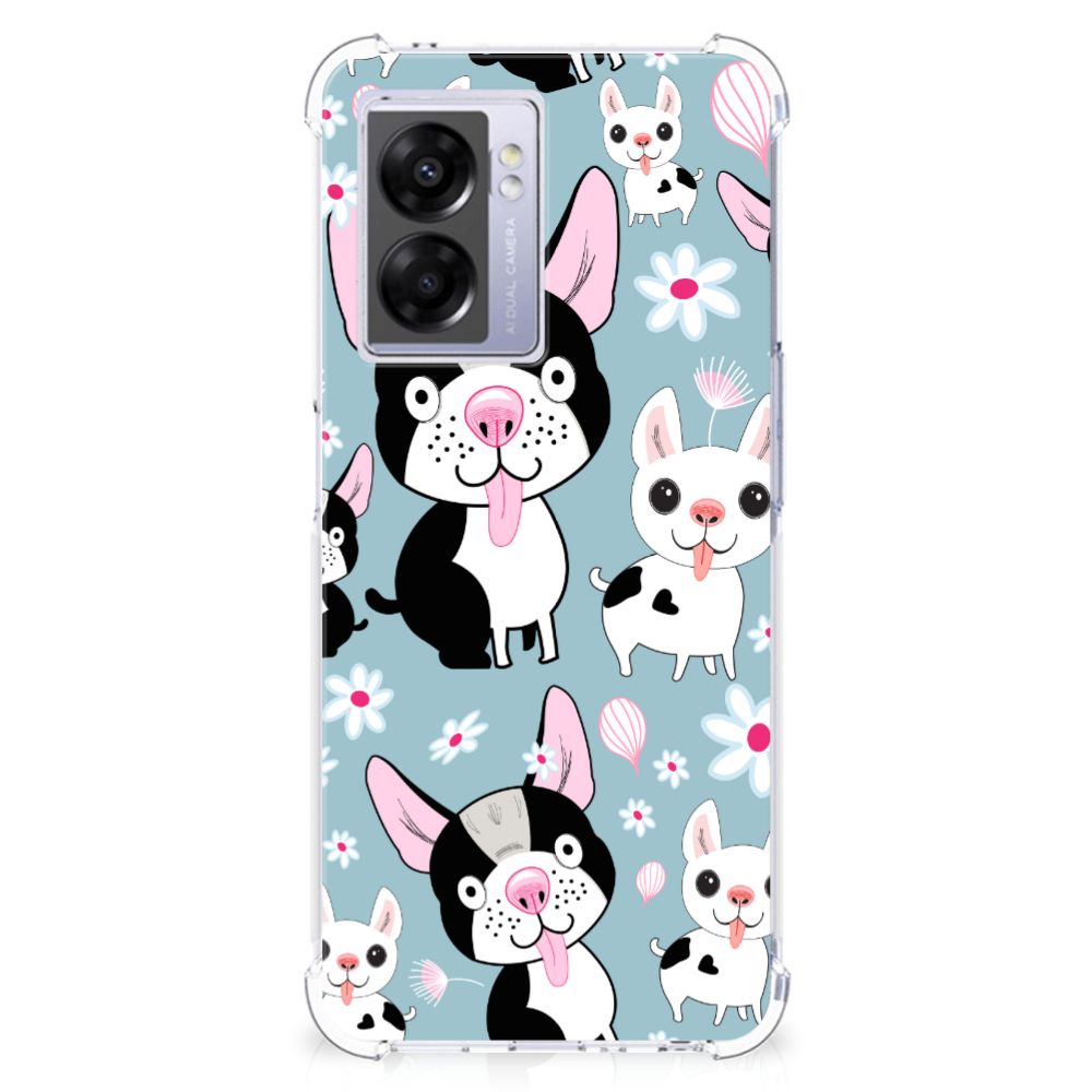OPPO A77 5G | A57 5G Case Anti-shock Hondjes