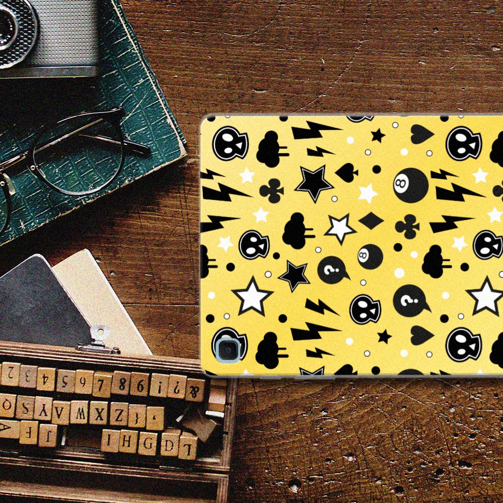 Tablet BackCover Samsung Galaxy Tab S6 Lite | S6 Lite (2022) Punk Geel - B2C Telecom
