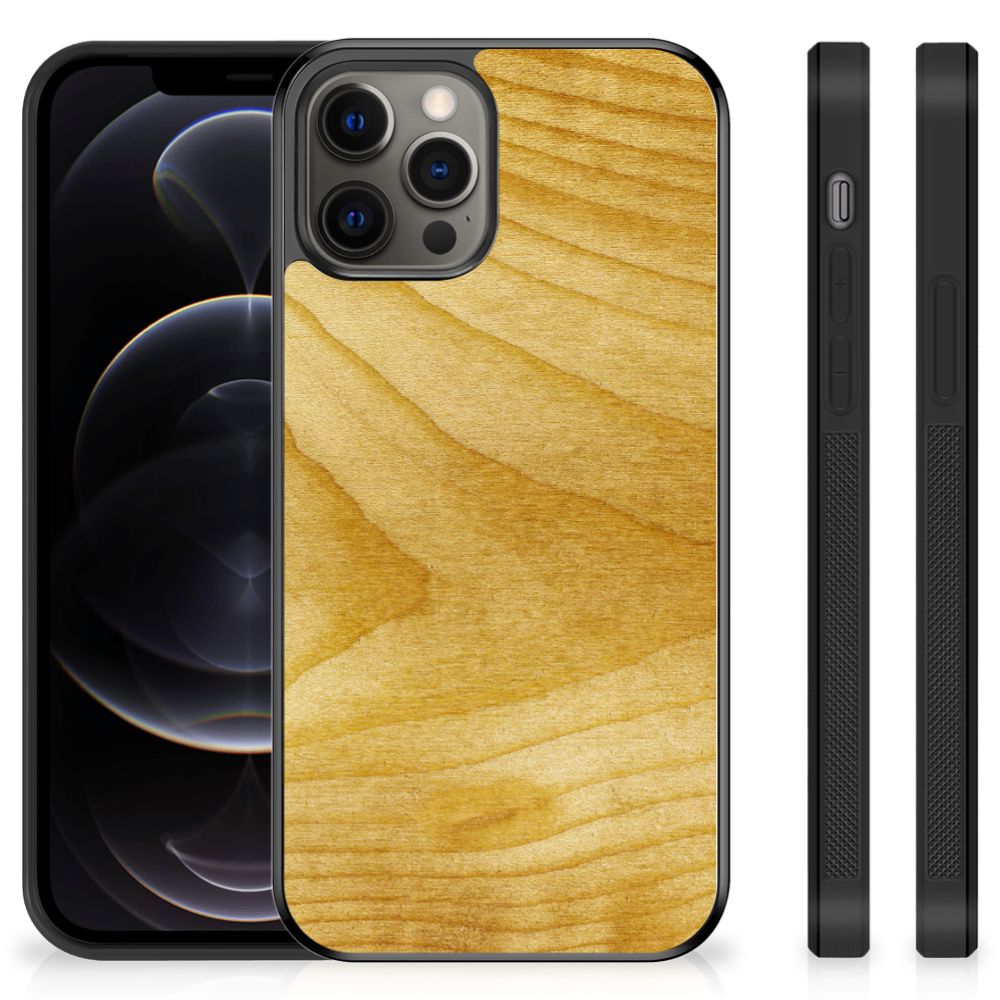 iPhone 12 Pro Max Grip Case Licht Hout B2C Telecom