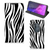 Motorola One Zoom Hoesje maken Zebra - B2C Telecom
