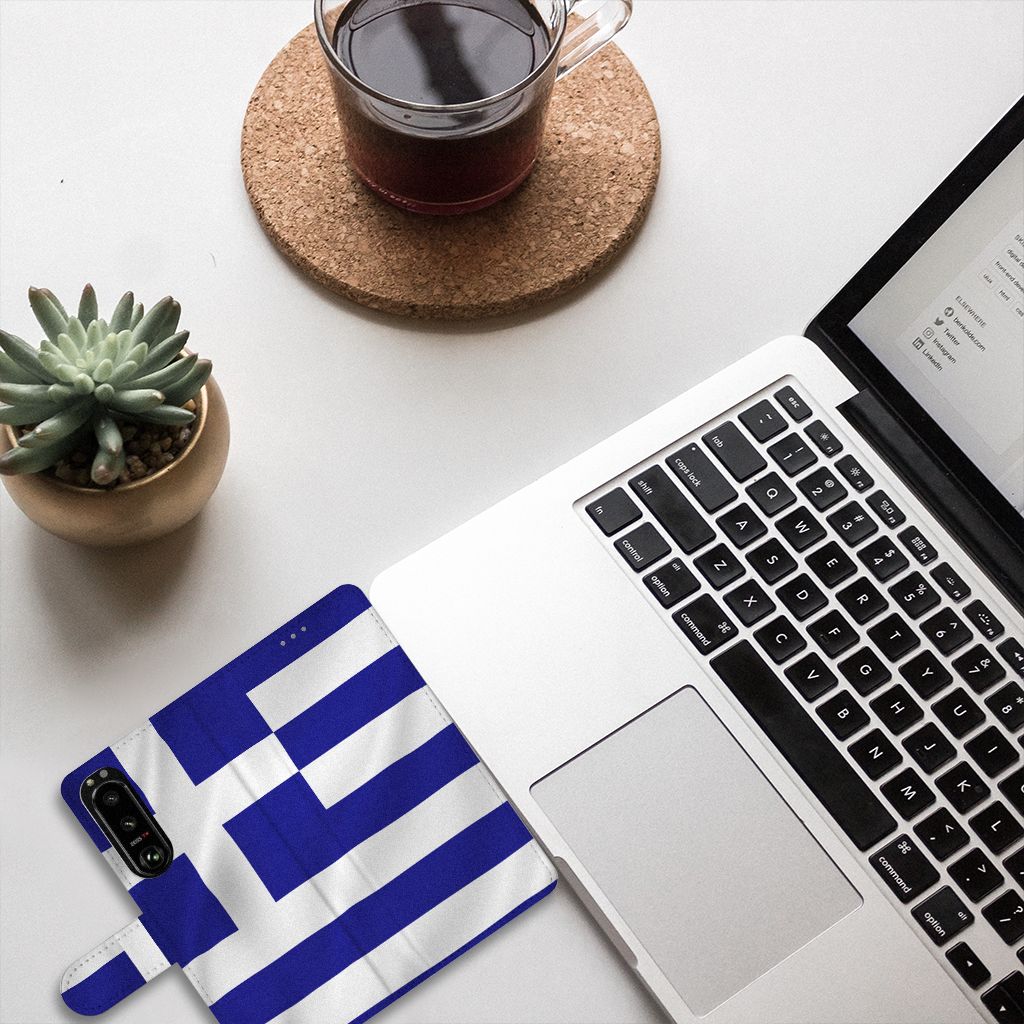 Sony Xperia 5III Bookstyle Case Griekenland