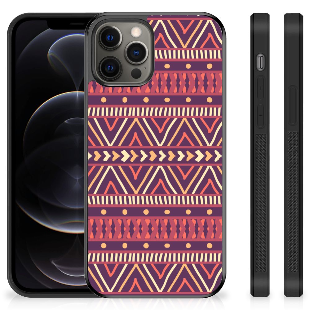 iPhone 12 Pro Max Bumper Case Aztec Paars B2C Telecom