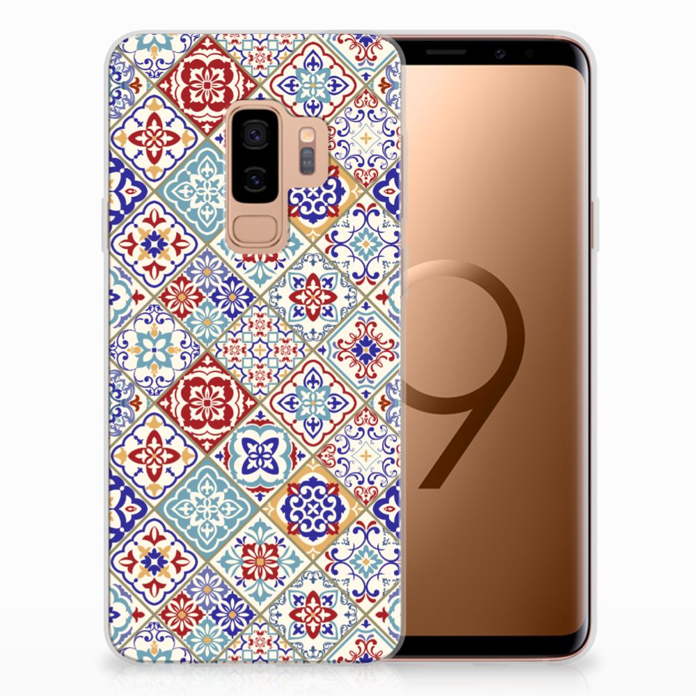 Samsung Galaxy S9 Plus TPU Siliconen Hoesje Tiles Color