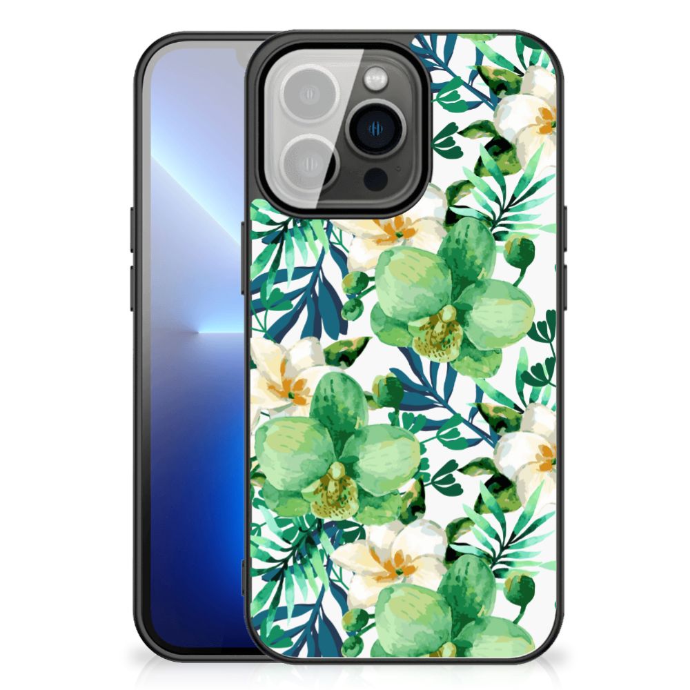 iPhone 13 Pro Max Bloemen Hoesje Orchidee Groen B2C Telecom