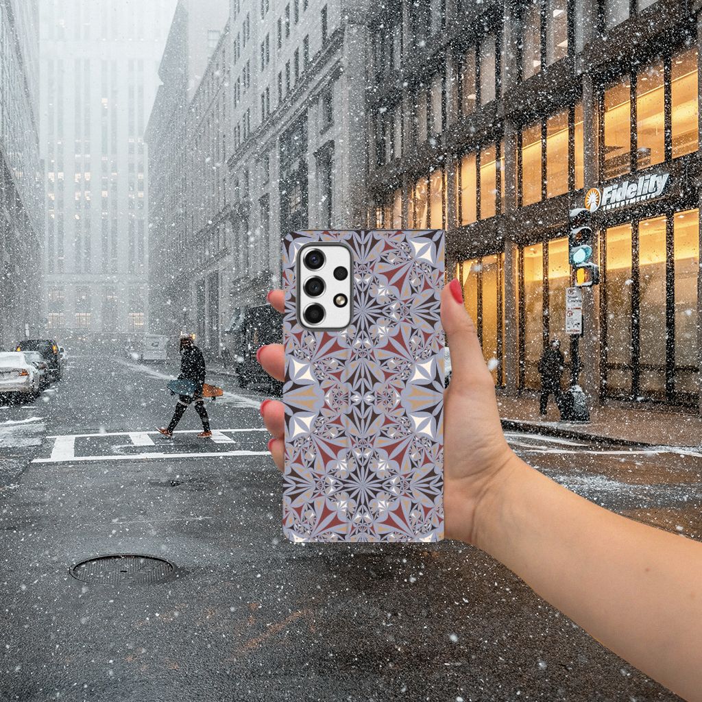 Samsung Galaxy A53 Standcase Flower Tiles - B2C Telecom