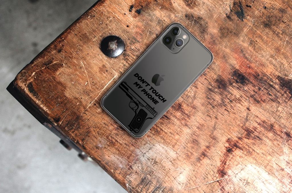 Apple iPhone 11 Pro Silicone-hoesje Pistol DTMP