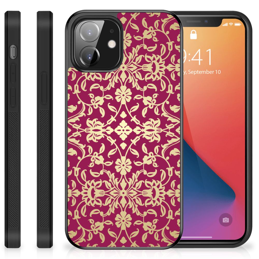 Hoesje TPU iPhone 12 Mini Barok Pink B2C Telecom