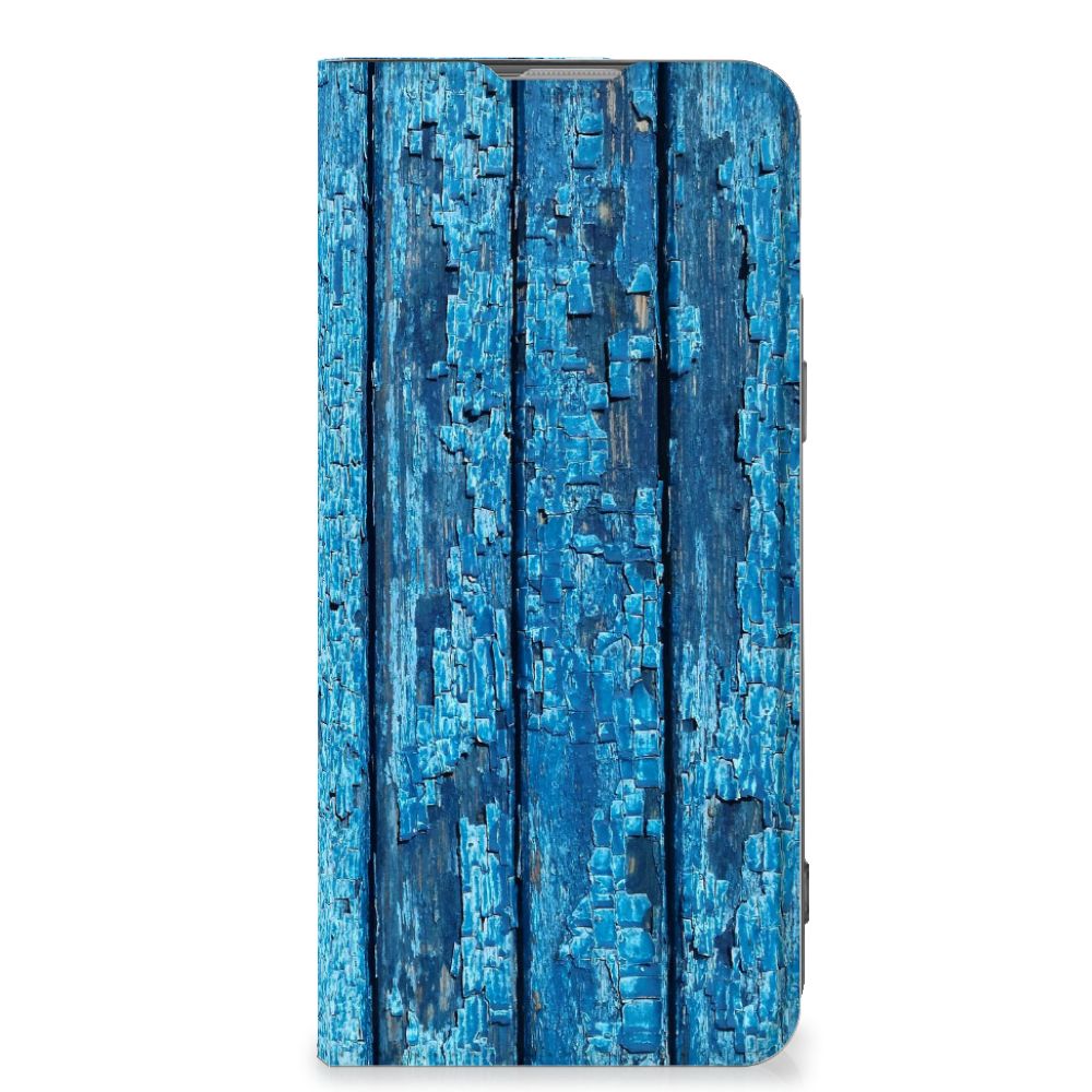 OnePlus Nord 2T Book Wallet Case Wood Blue - B2C Telecom