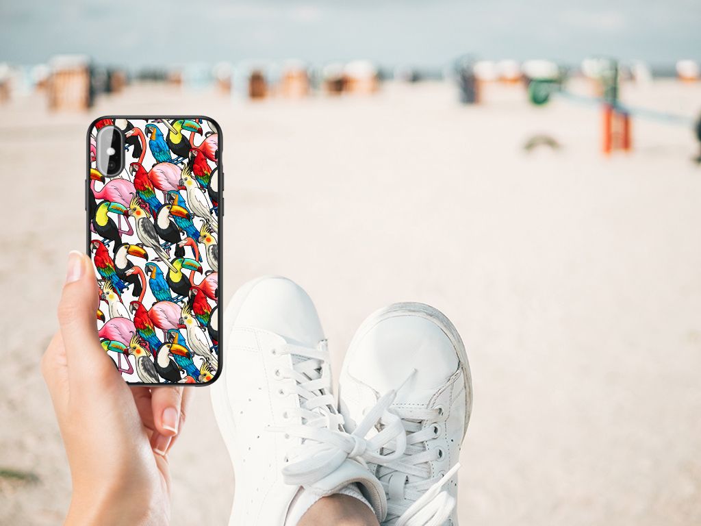 iPhone X | Xs Dierenprint Telefoonhoesje Birds B2C Telecom