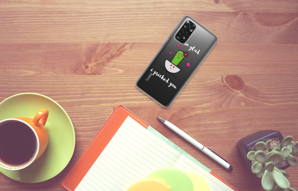 Xiaomi Redmi 10 | Redmi Note 11 4G Telefoonhoesje met Naam Cactus Glad B2C Telecom