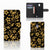 Nokia 2 Hoesje Gouden Bloemen