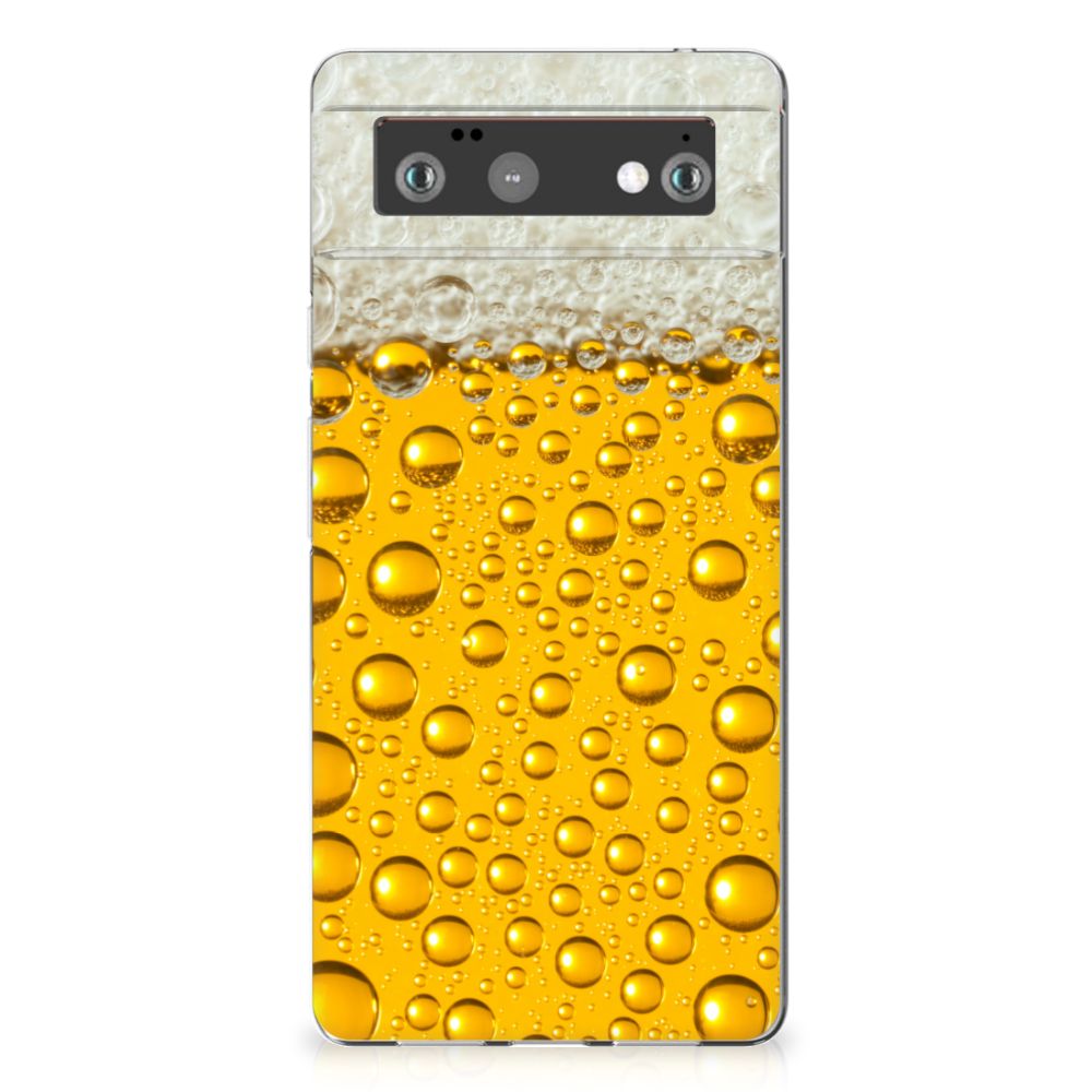 Google Pixel 6 Siliconen Case Bier