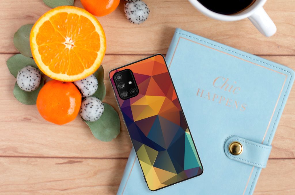 Samsung Galaxy A71 Backcover Polygon Color B2C Telecom