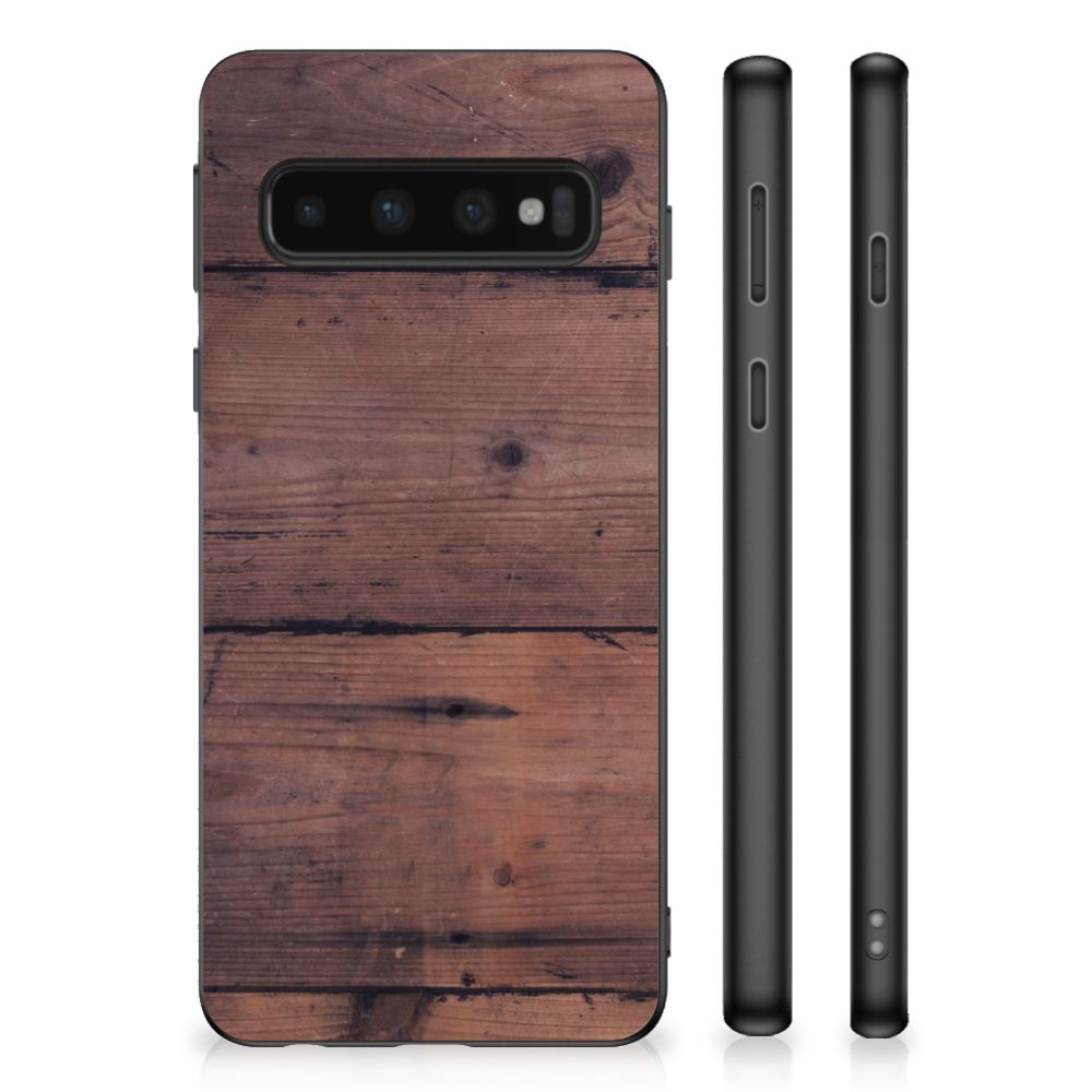 Samsung Galaxy S10 Grip Case Old Wood B2C Telecom