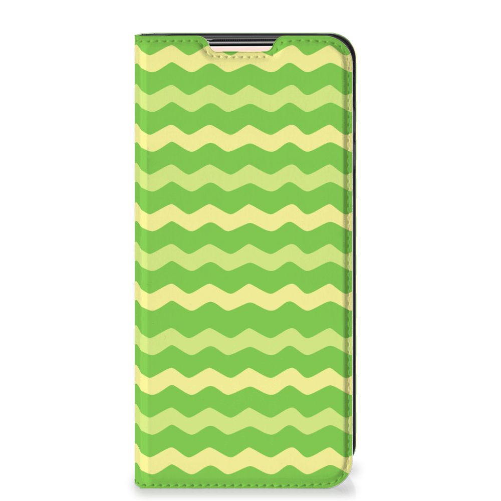 Xiaomi Redmi Note 10/10T 5G | Poco M3 Pro Hoesje met Magneet Waves Green - B2C Telecom