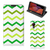 Samsung Galaxy Xcover 5 Hoesje met Magneet Zigzag Groen - B2C Telecom