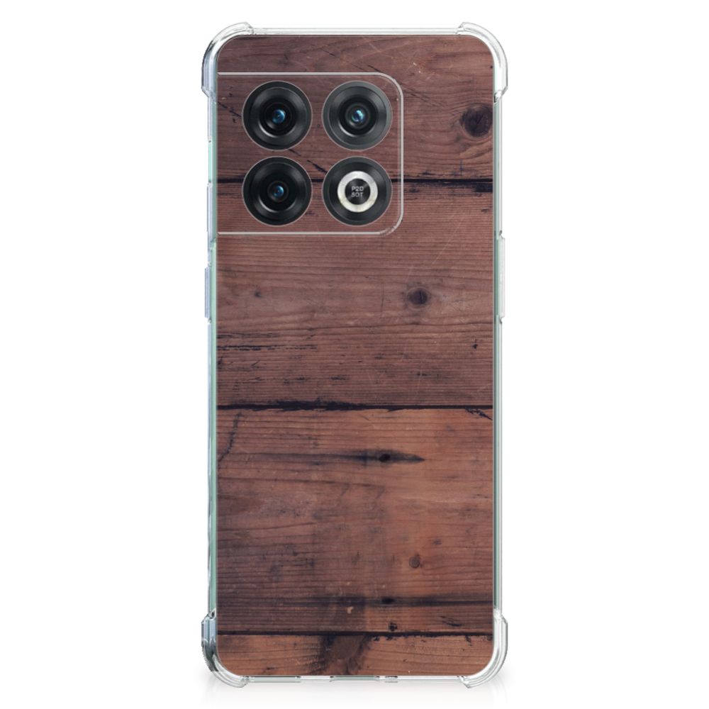 OnePlus 10 Pro Stevig Telefoonhoesje Old Wood B2C Telecom