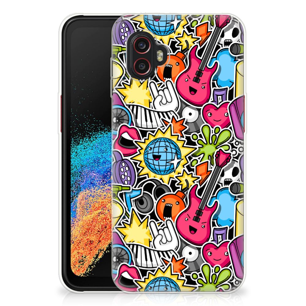 Samsung Galaxy Xcover 6 Pro Silicone Back Cover Punk Rock B2C Telecom