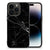 iPhone 15 Pro Marmeren Print Telefoonhoesje Marmer Zwart - Origineel Cadeau Vader