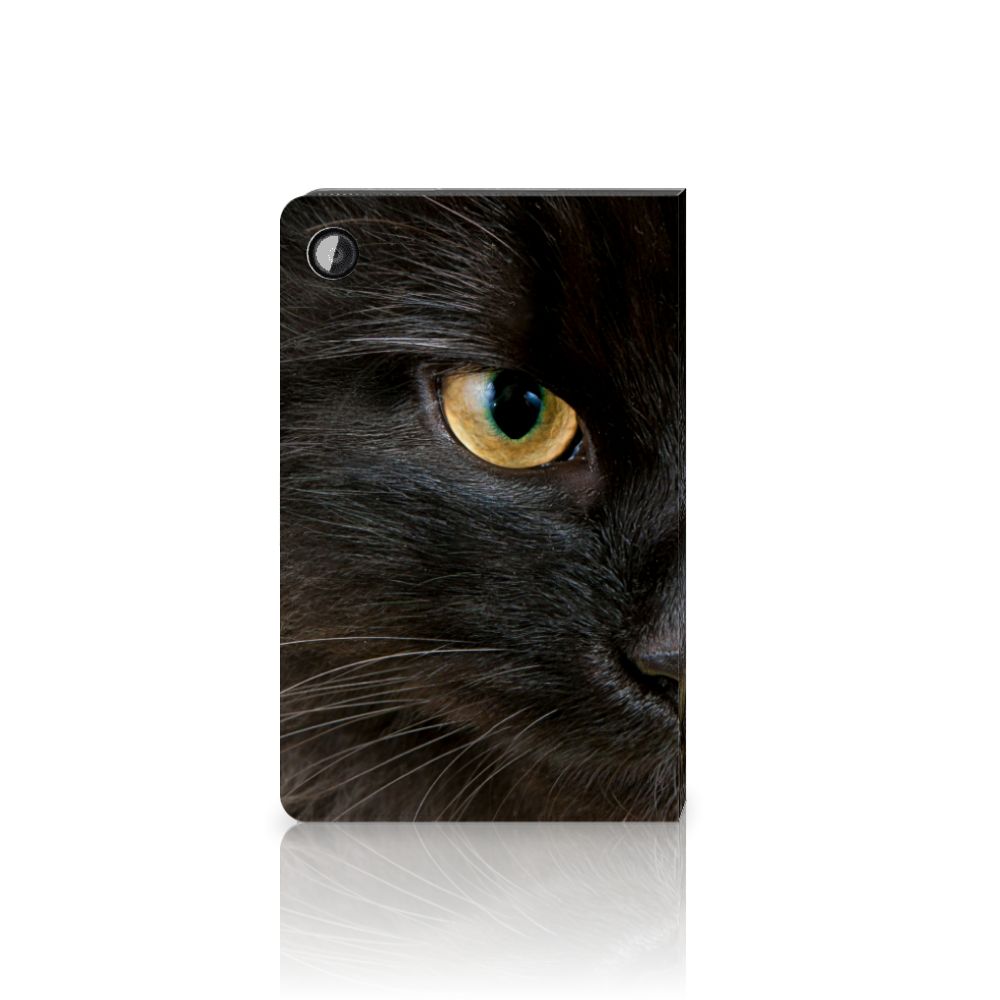 Samsung Galaxy Tab A8 2021/2022 Flip Case Zwarte Kat