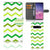 Samsung Galaxy S10 Telefoon Hoesje Zigzag Groen