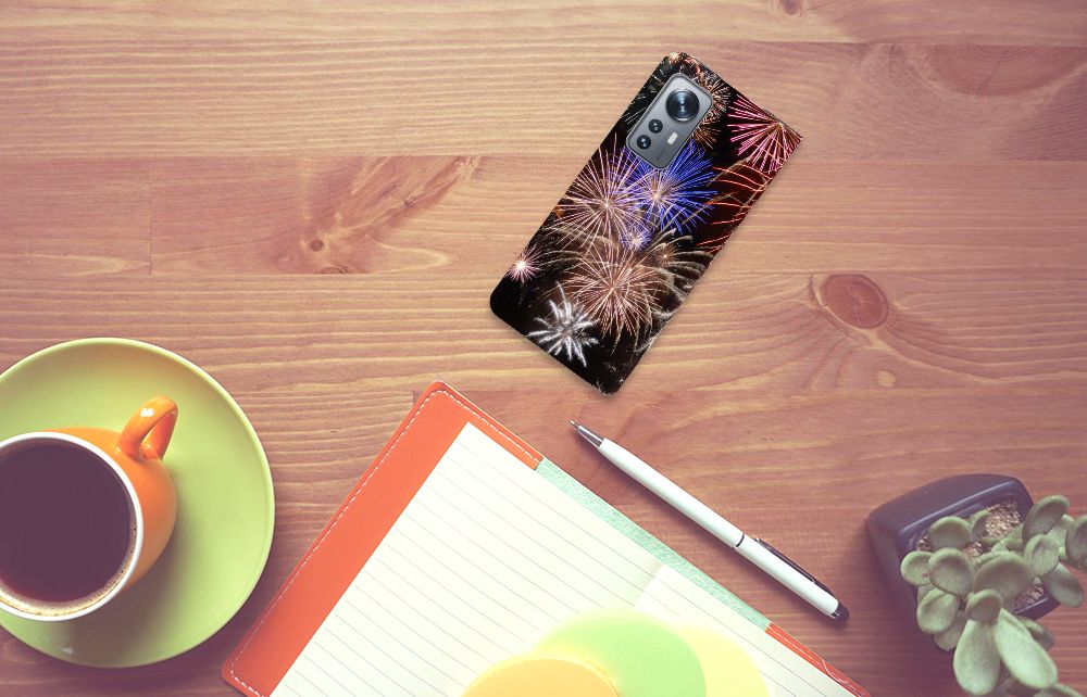 Xiaomi 12 | 12X Hippe Standcase Vuurwerk - B2C Telecom