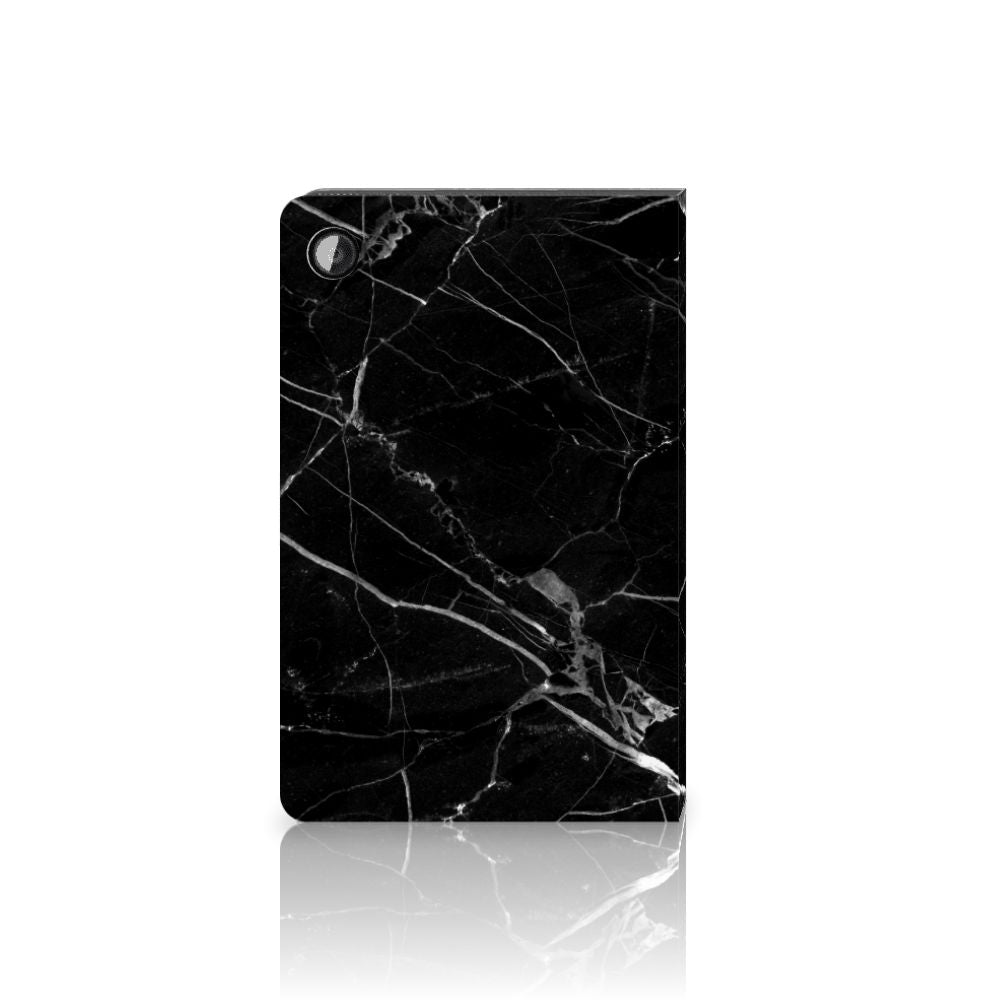 Samsung Galaxy Tab A8 2021/2022 Leuk Tablet hoesje Marmer Zwart - Origineel Cadeau Vader