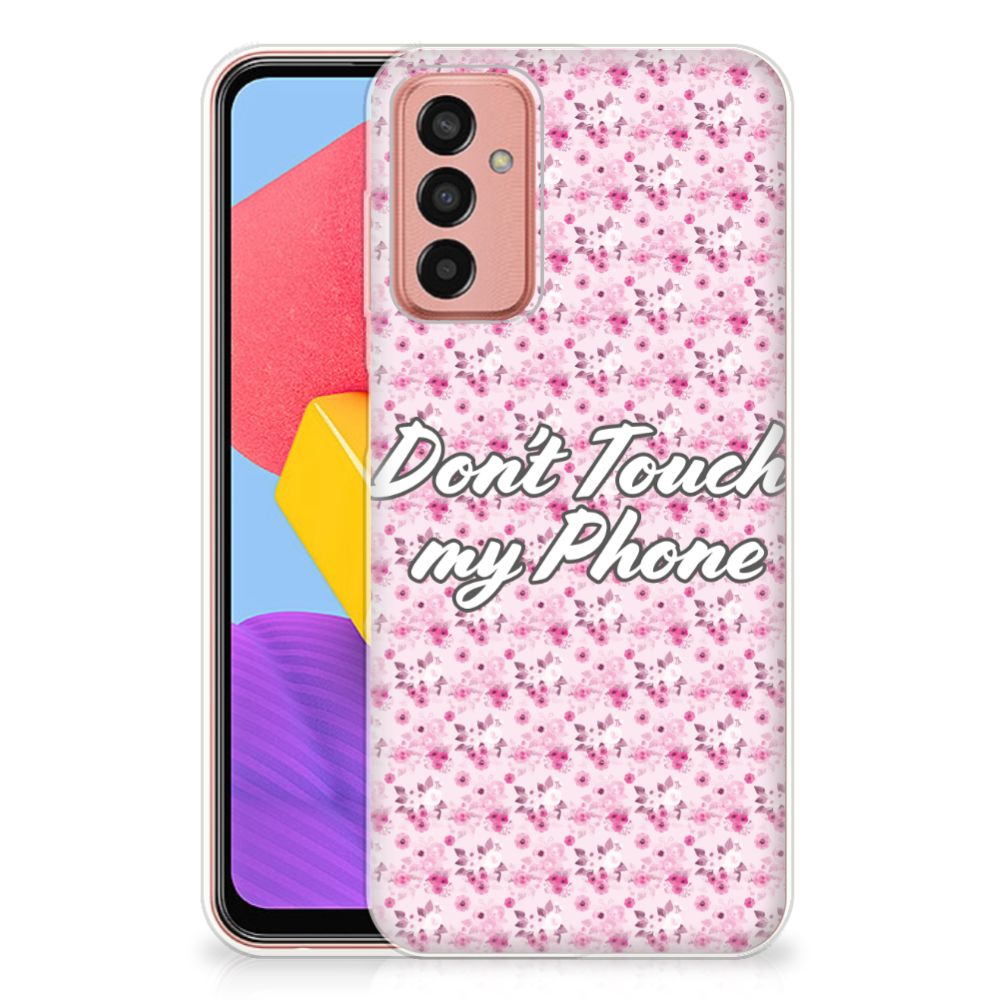 Samsung Galaxy M13 | M23 Silicone-hoesje Flowers Pink DTMP