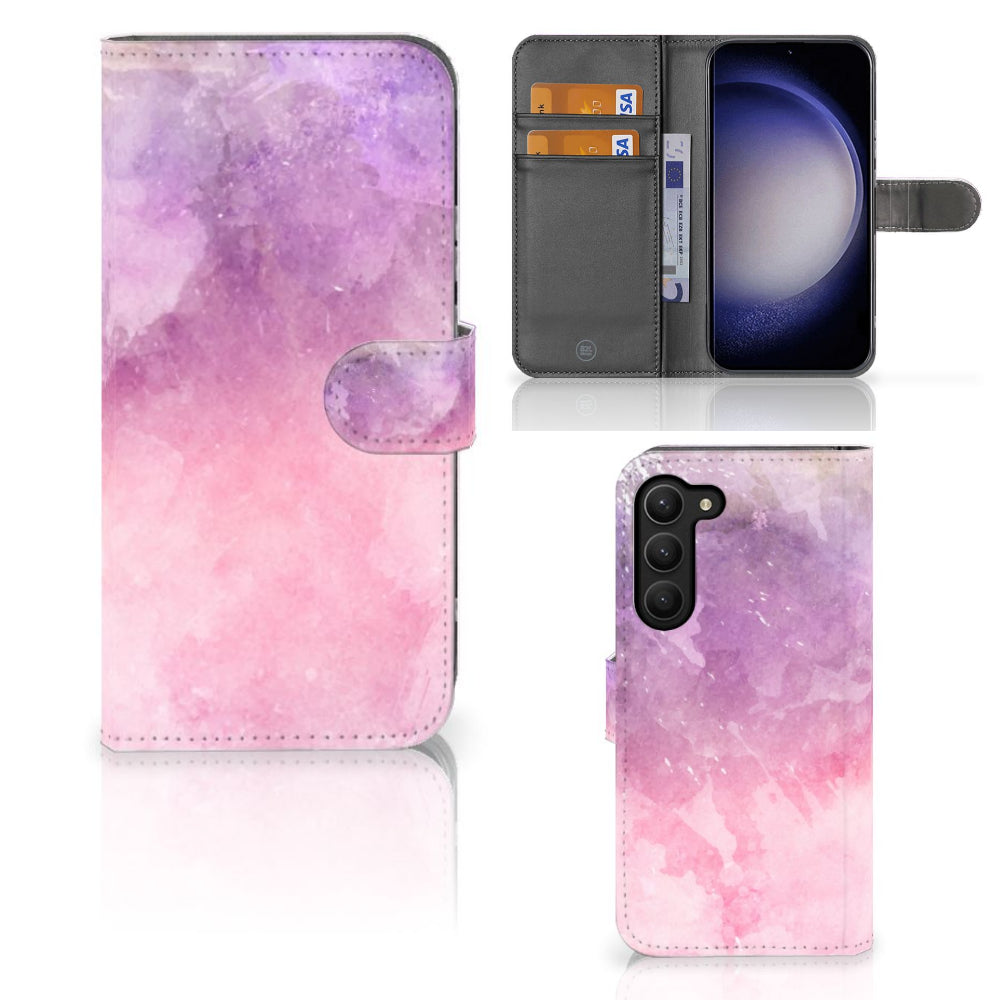 Hoesje Samsung Galaxy S23 Plus Pink Purple Paint