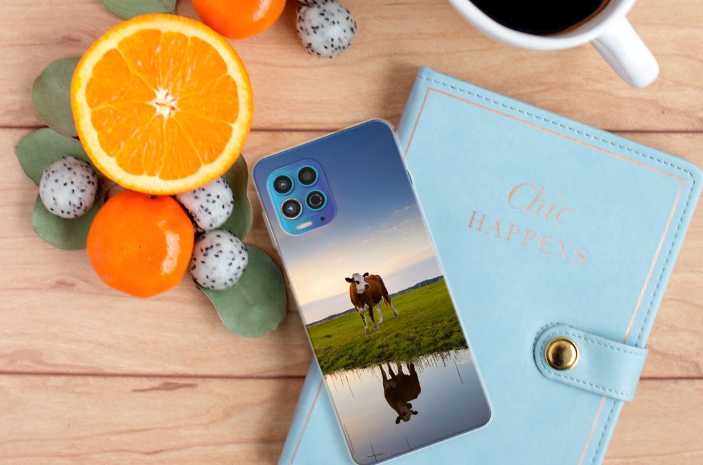 Motorola Moto G100 TPU Hoesje Koe B2C Telecom
