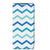 Xiaomi Redmi 10 Hoesje met Magneet Zigzag Blauw - B2C Telecom