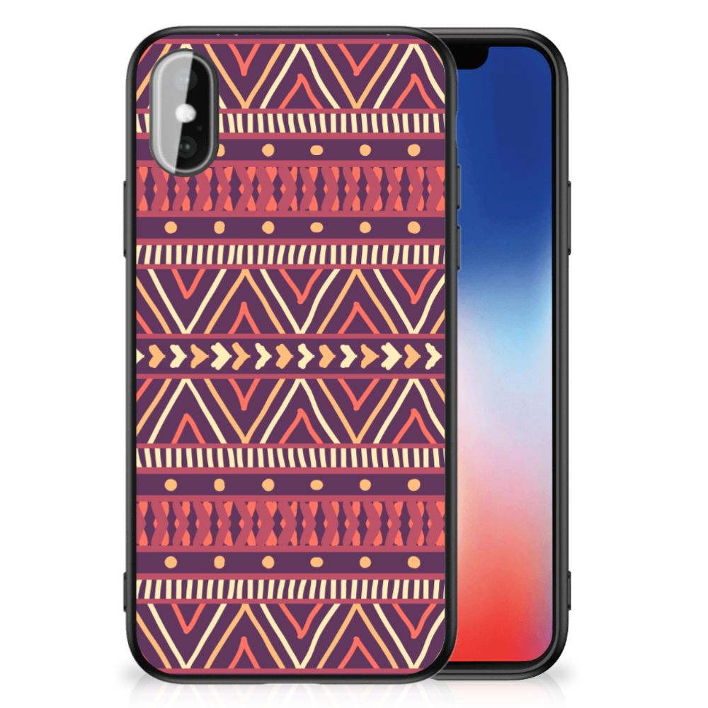 iPhone X | Xs Back Case Aztec Paars B2C Telecom