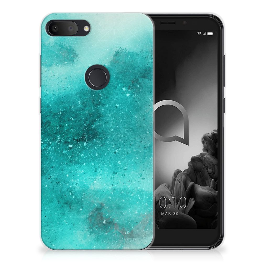Hoesje maken Alcatel 1S (2019) Painting Blue