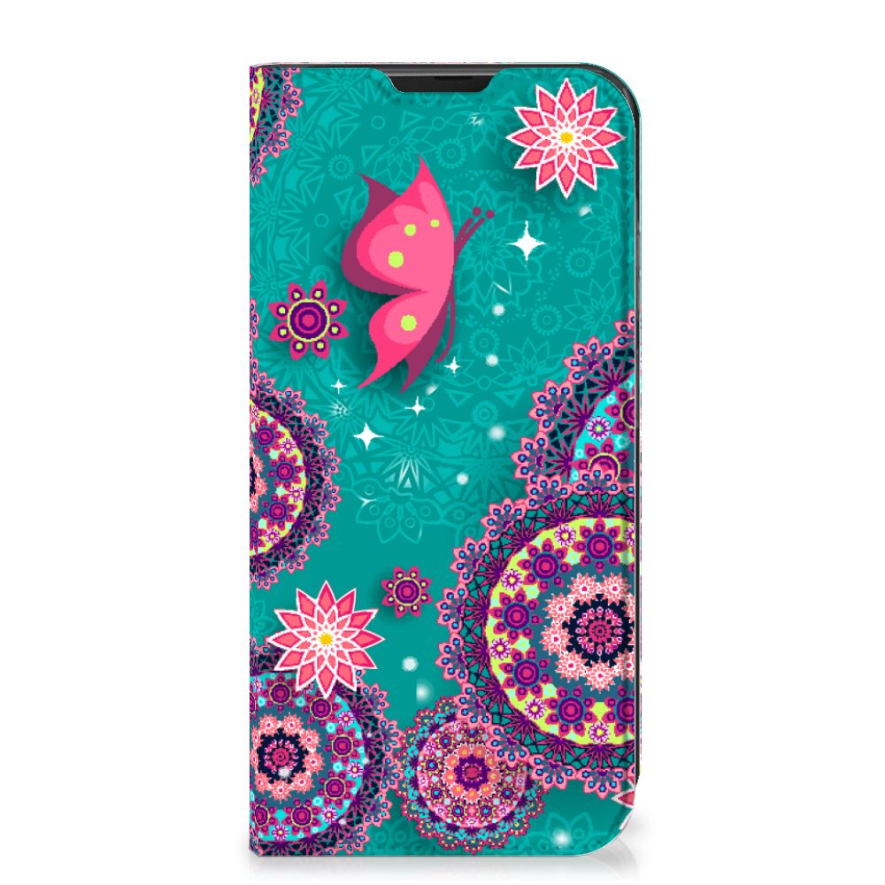 Samsung Galaxy Xcover 6 Pro Bookcase Cirkels en Vlinders - B2C Telecom