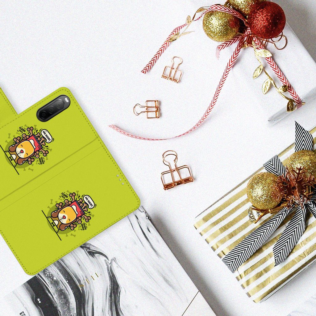 Sony Xperia 10 IV Leuk Hoesje Doggy Biscuit