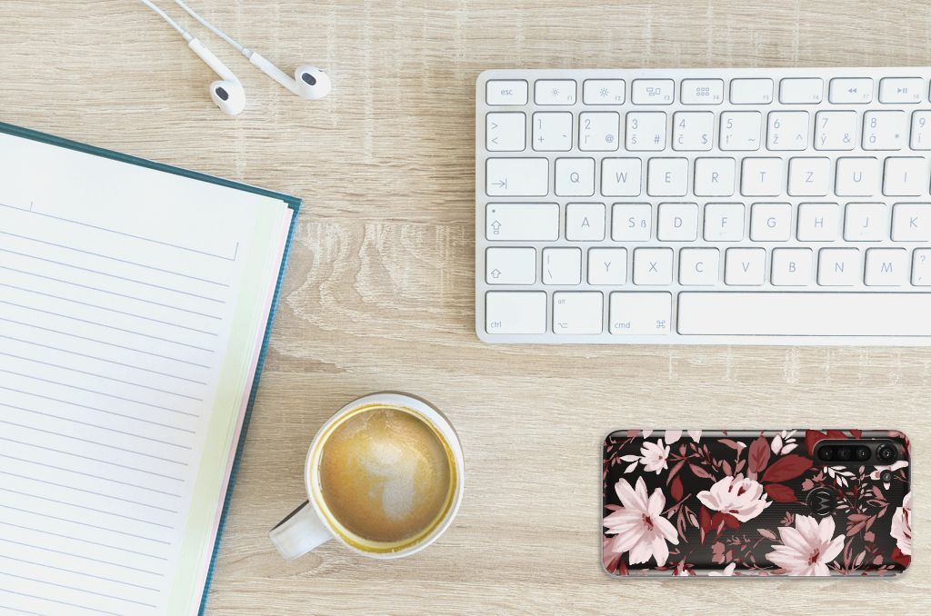 Hoesje maken Motorola Moto G8 Power Watercolor Flowers B2C Telecom