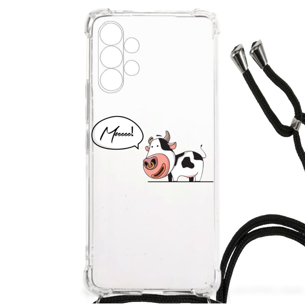 Samsung Galaxy A13 4G Stevig Bumper Hoesje Cow